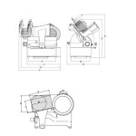 Αλλαντομηχανή Λεπίδα 350mm PALLADIO 350 AUTOMEC SRM-PALLADIO 350 AUTOMEC